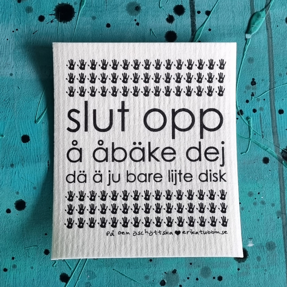 dishcloth SLUT OPP