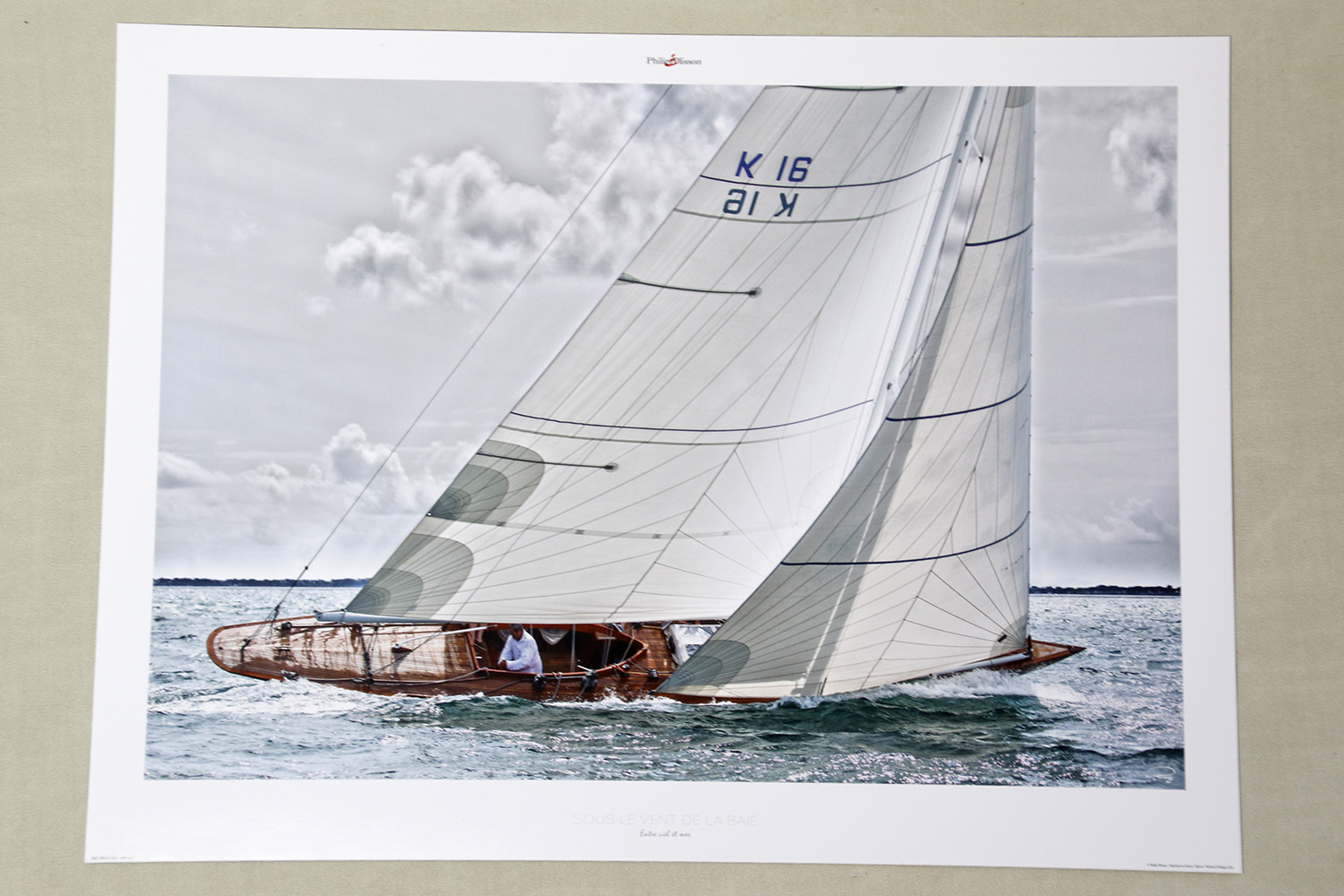 Sailing in the Bay Plansch