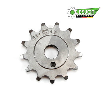 Sprocket front Mustang/Victoria 13 T. Esjot in highest quality. Made in Germany.