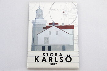 Stora Karlsö Kylskåpsmagnet 9x6,5 cm