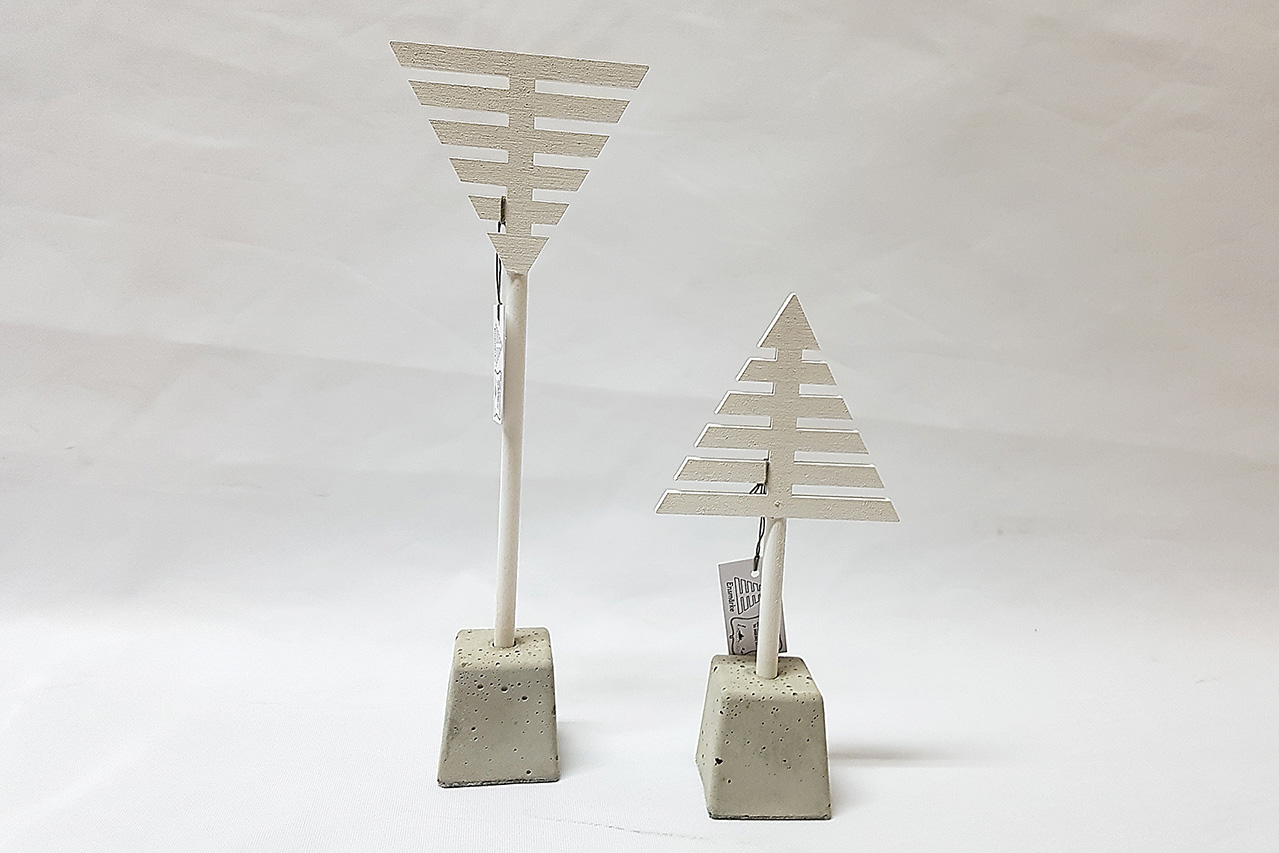 Leading marks 30 and 20 cm