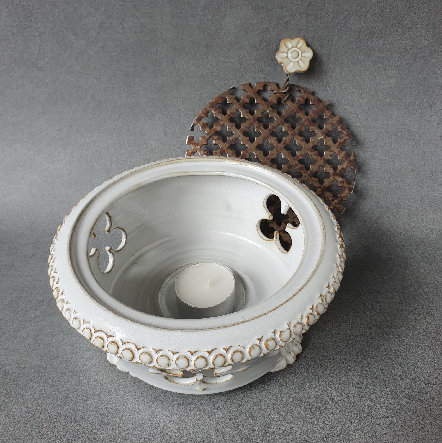 Tealight warmer, Clover - 3