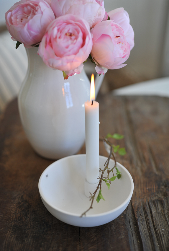 Lidatorp Small White Candlestick