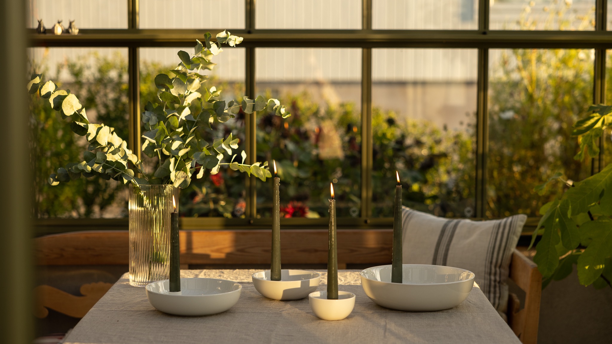 Lidatorp Small White Candlestick - 13