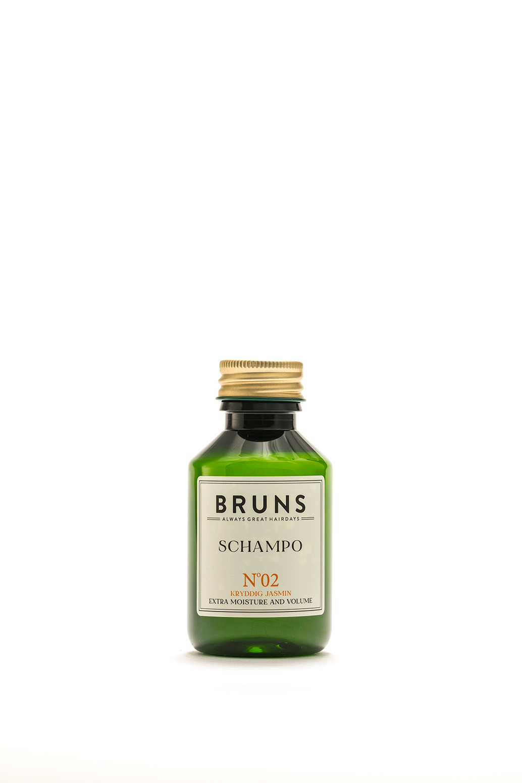 Bruns Products Schampo 02 Kryddig Jasmine 100ml - För normalt, torrt &amp; tjockt hår