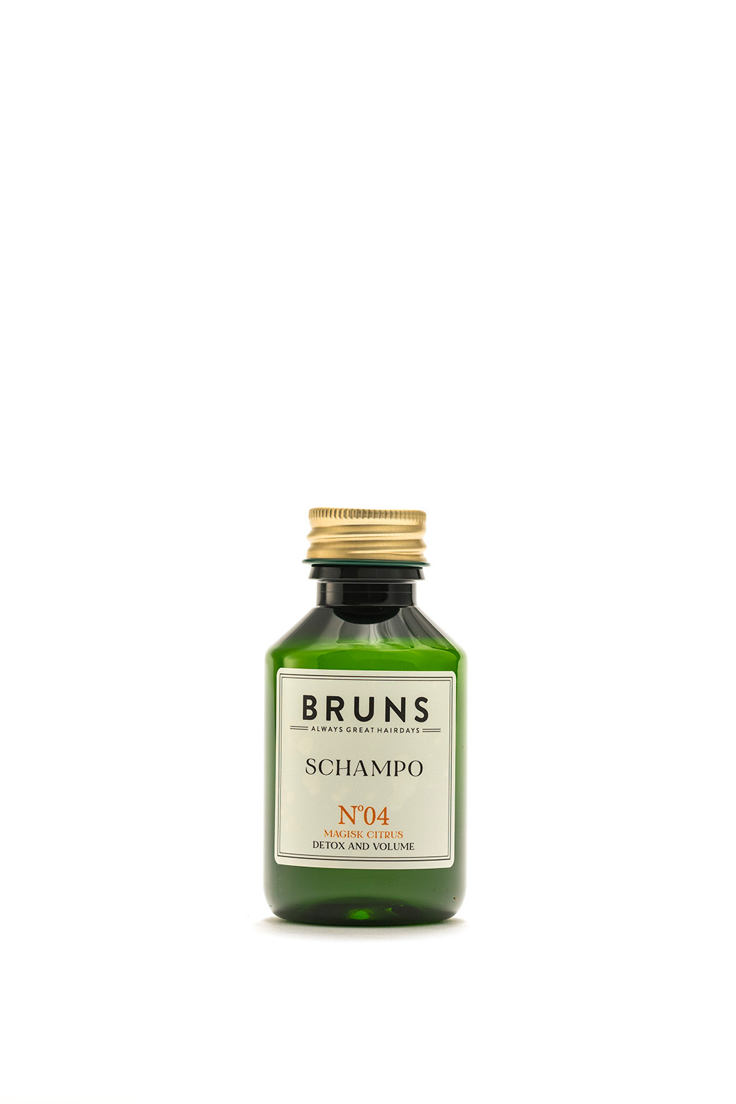 Bruns Products Schampo 04 Magisk Citrus 100ml - För normalt till fett hår, Även som detox