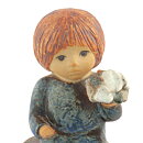 Lisa Larson (Sculptures 1977) Fantastic Flower Girl 22 cm  (1)