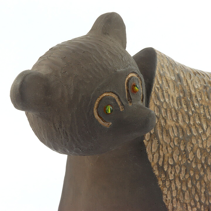 Karl Erik Iwar (1960s) Modernistic Bear 19/16 cm