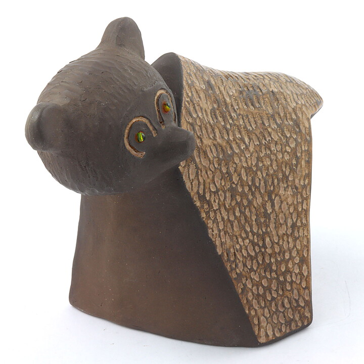 Karl Erik Iwar (1960s) Modernistic Bear 19/16 cm