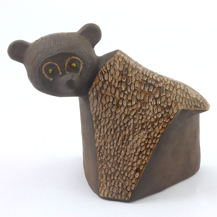Karl Erik Iwar (1960s) Modernistic Bear 19/16 cm