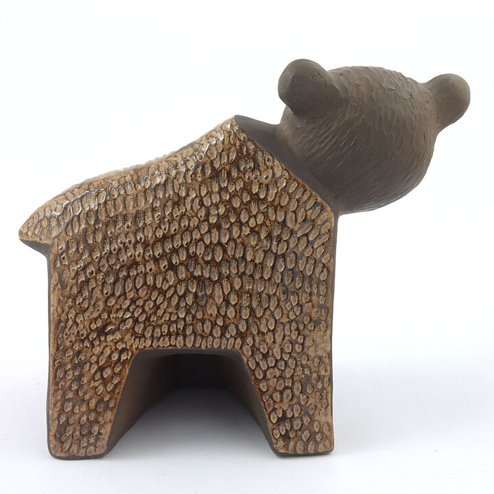 Karl Erik Iwar (1960s) Modernistic Bear 19/16 cm