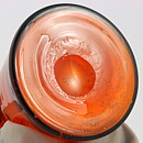 Erik Höglund (People 1957) Brown Sculptural Decanter 29 cm