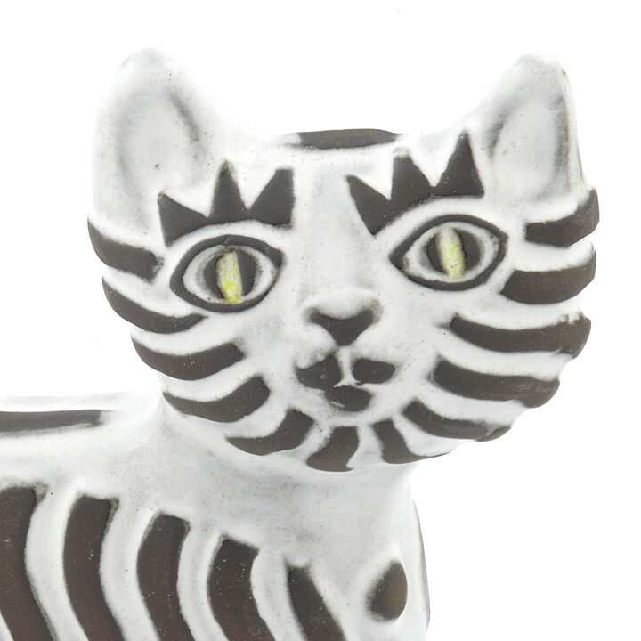 ドロシー・クラフ  白い猫のオブジェ  (14/12cm)   1969年