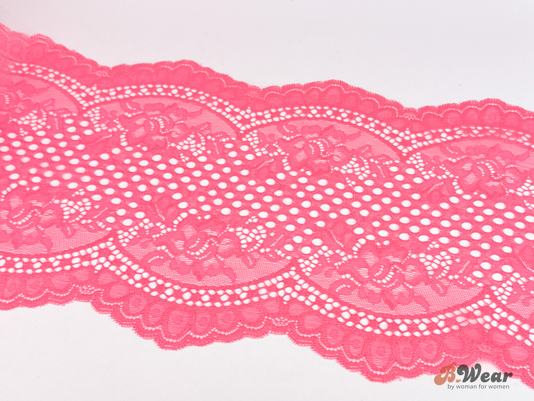 Cerise lovely stretch lace - 3