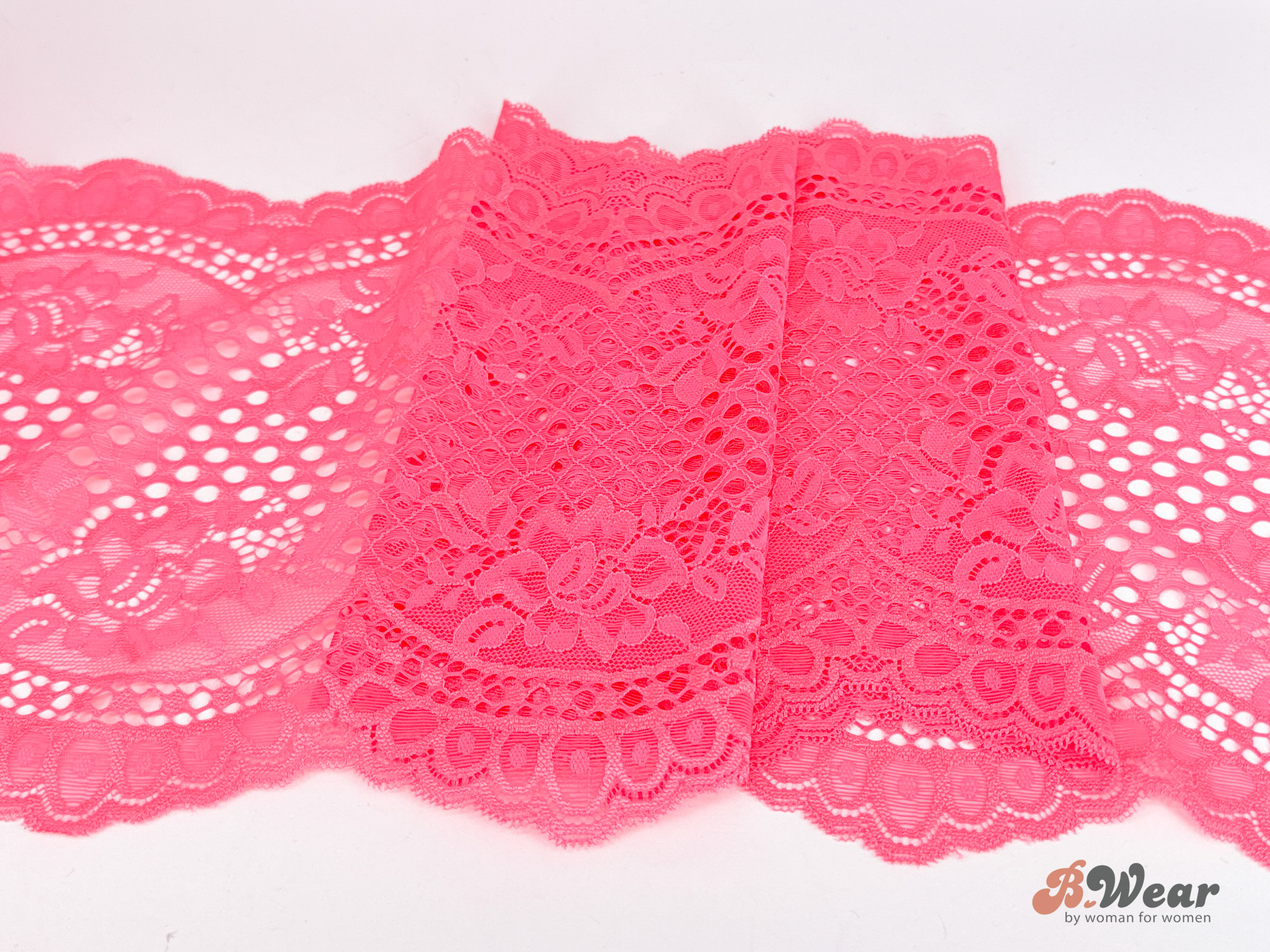 Cerise lovely stretch lace - 2