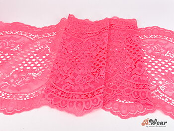 Cerise lovely stretch lace
