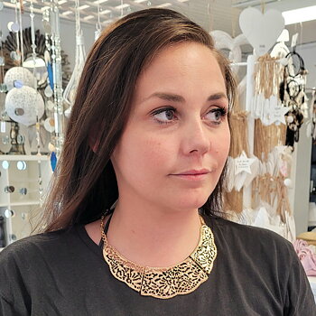 Halsband Gold Hollow Design