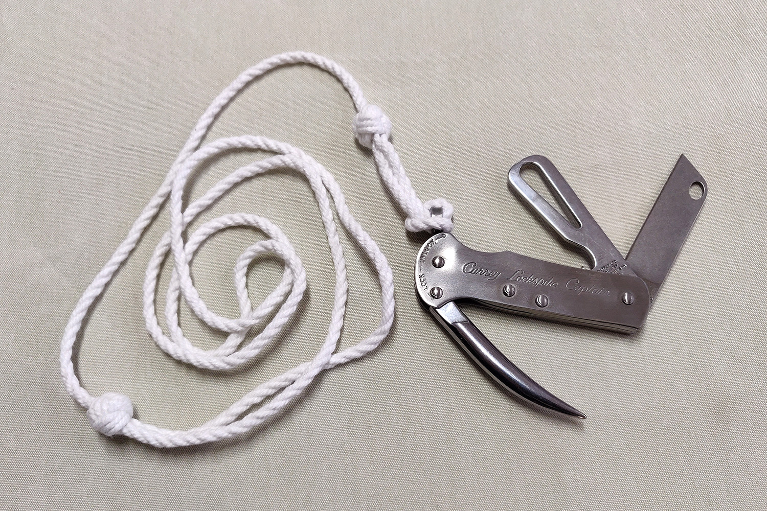 Rig knife stainless steel 93 mm - 2