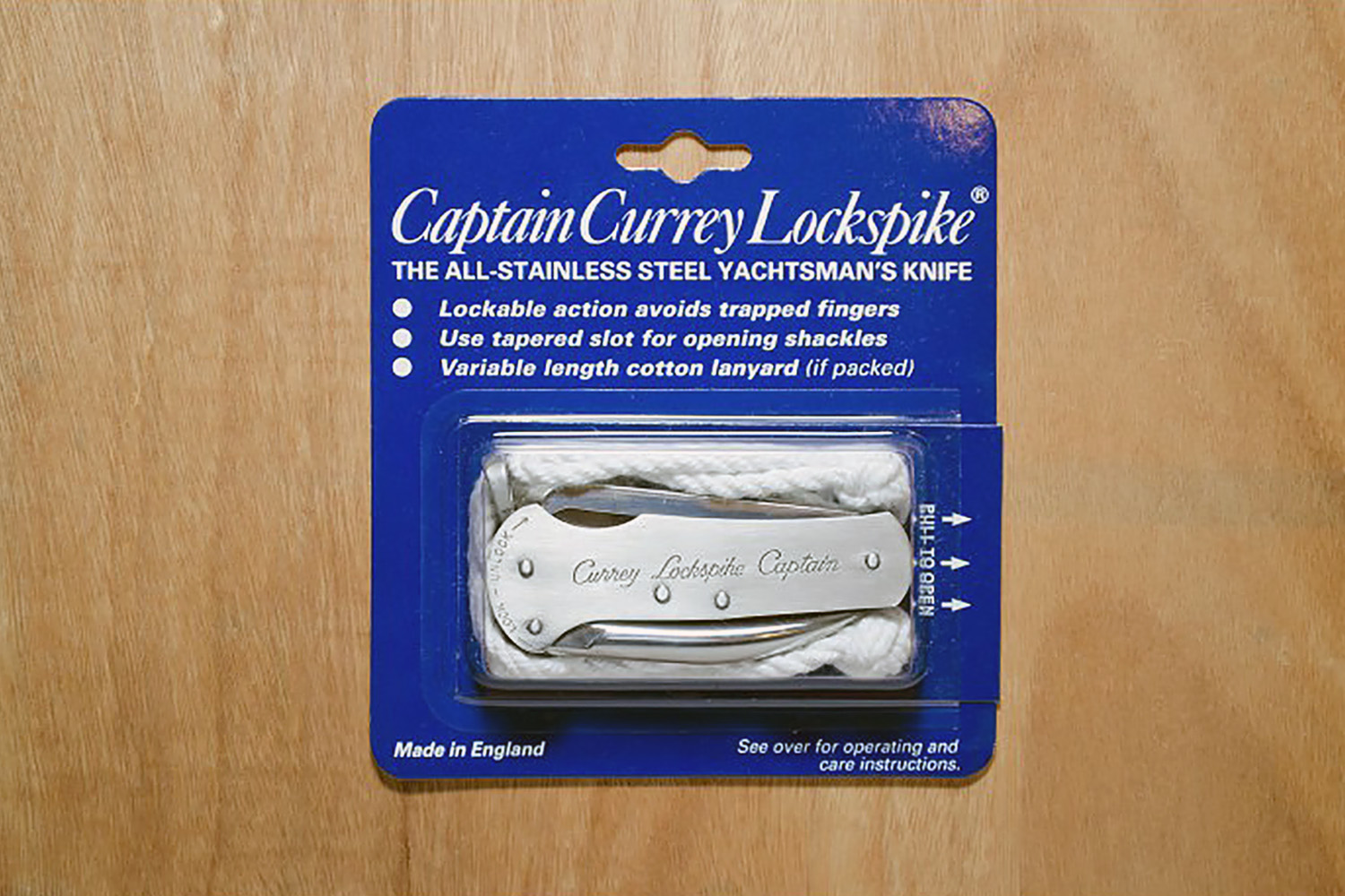 Rig knife stainless steel 93 mm - 3