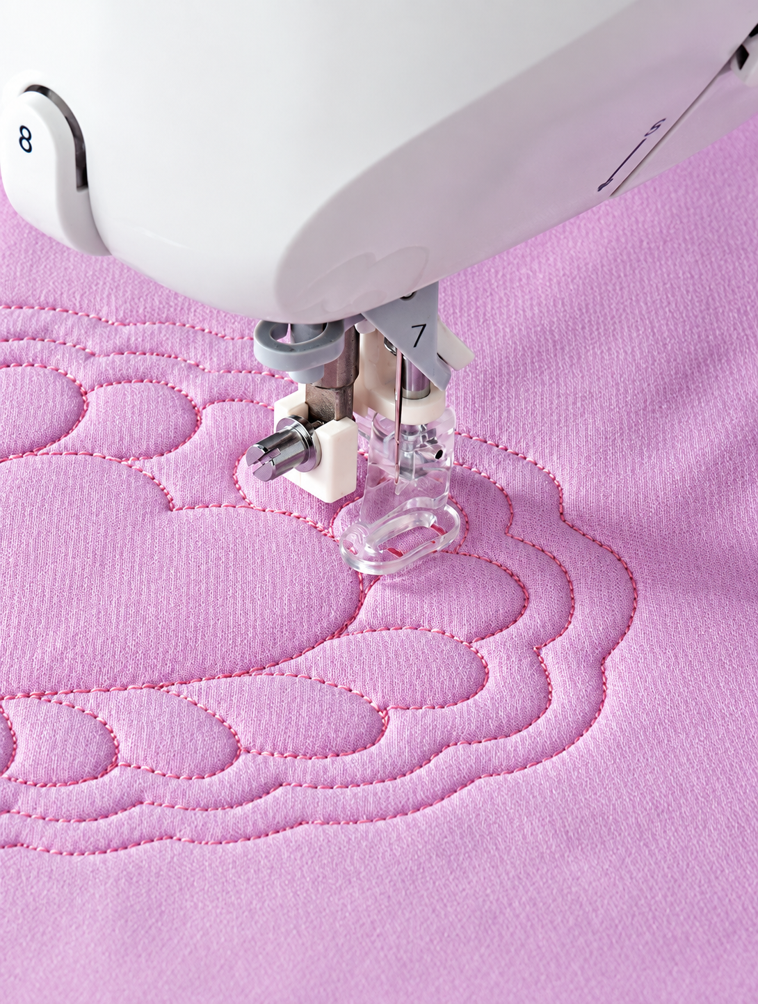 Quiltfot genomskinlig