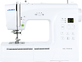 JUKI HZL-70HW.  80 sömmar,  LCD-display, automatisk nålpåträdare.