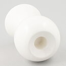 Lisa Larson (Claire 1980s) Geometric White Candleholder (Medium) with Box