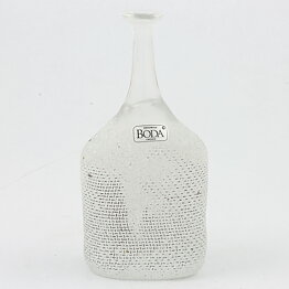 Bertil Vallien (Network 1978) White Bottle Vase 11 cm #48012