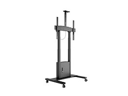 M Motorized Floorstand Incl cabinet & camerashelf 120kg Black