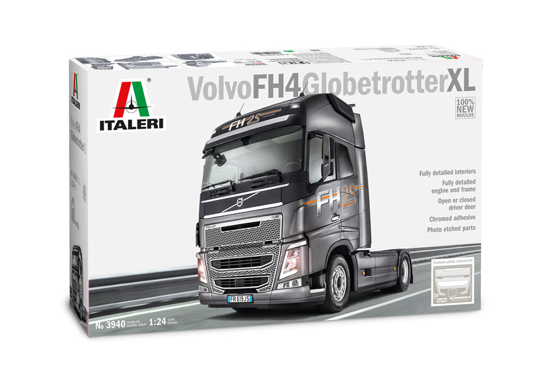 Volvo FH16 Globetrotter XL -2014 inkl. interiör & motor 1/24