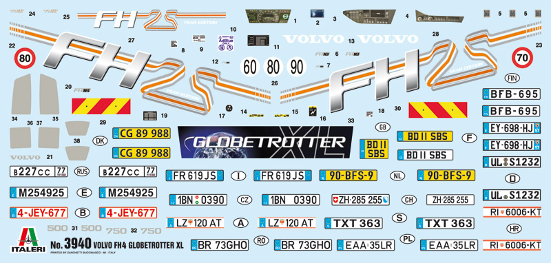 Volvo FH16 Globetrotter XL -2014 inkl. interiör & motor 1/24 - 3