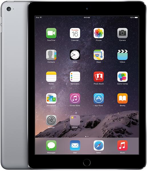 iPad Air 2 16GB - 1 År Garanti Begagnad i Nyskick - Svart