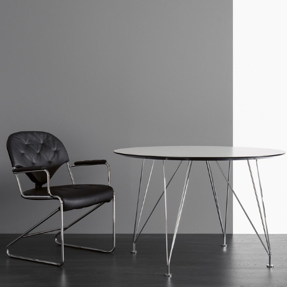 Inter Dining table Round 110 DUX Vision of Home.se Scandinavian