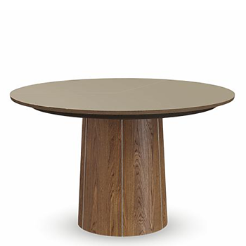 SM33 Matbord fanér Ø123-149 cm -Skovby Möbler