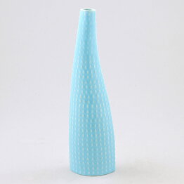 スティグ・リンドベリ  Reptilシリーズ 細長い水色の花瓶 Vase  1953年 23cm