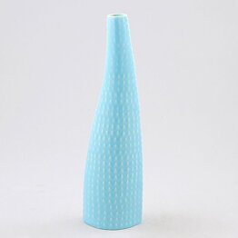 スティグ・リンドベリ  Reptilシリーズ 細長い水色の花瓶 Vase  1953年 23cm