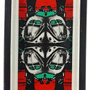 Åsa Lindström (Picnic 1994) Wall Plaque with Kaleidoscopic Volkswagen Beetle Decor 36 cm