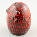 Mari Simmulson (1970) Modernistic Red Bird 8 cm