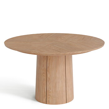 SM33 Matbord Massivt trä Ø123-149 cm - Skovby Möbler