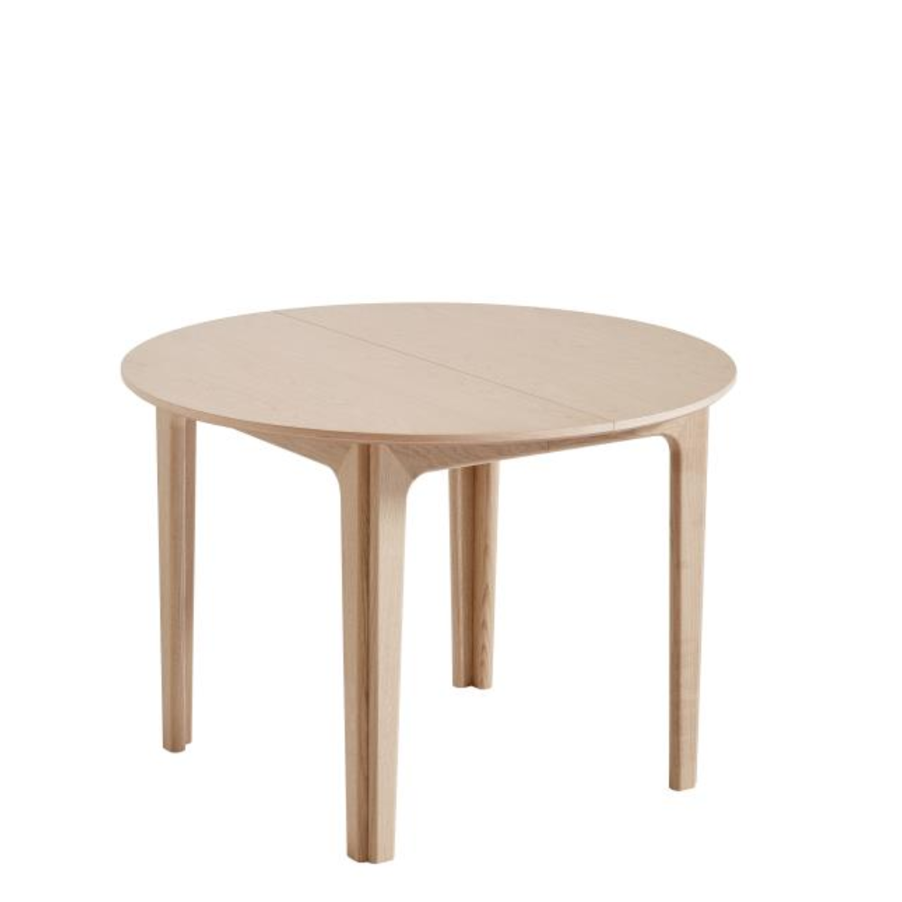 SM111 Round Dining Table solid oak Ø105 cm - Skovby Möbler