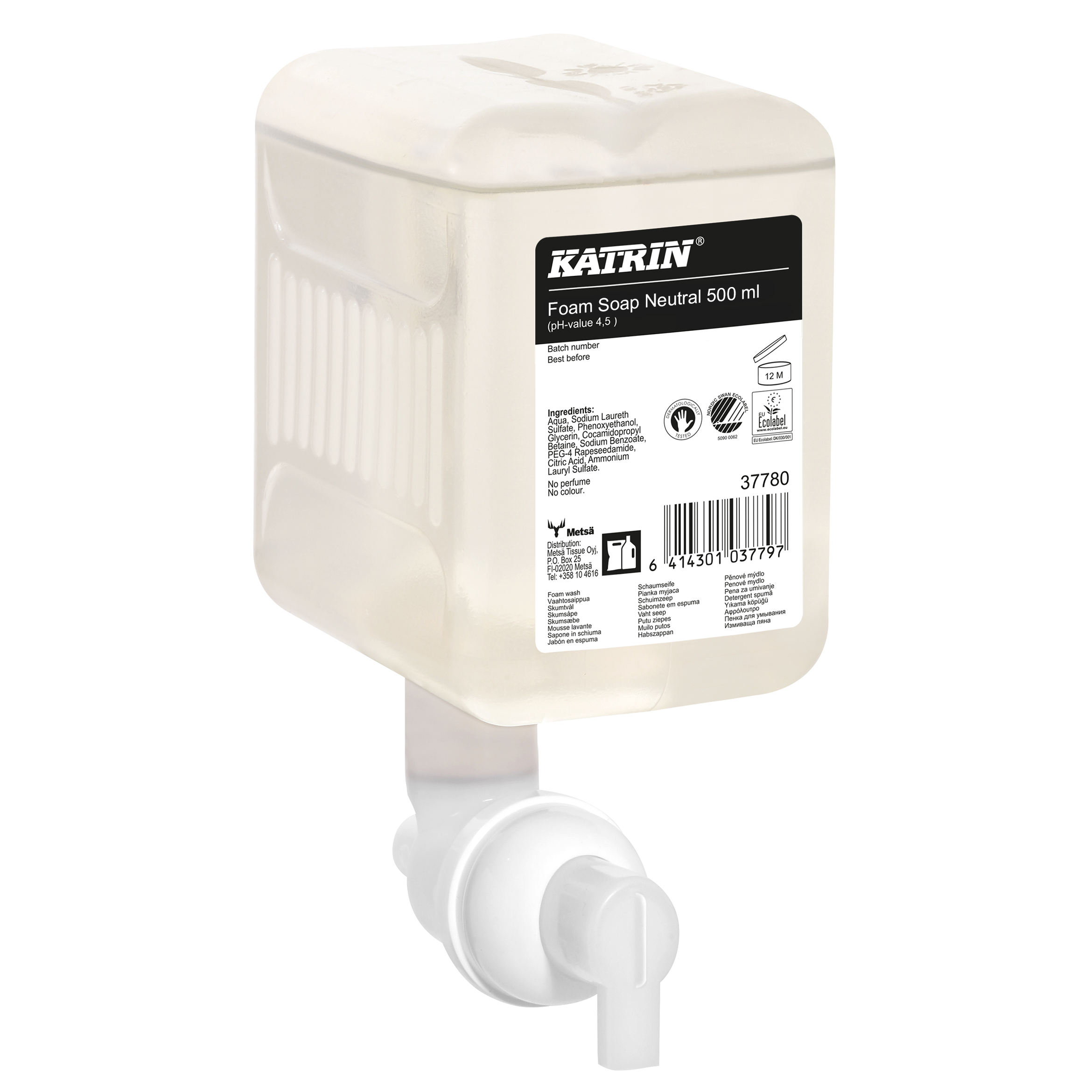 Katrin Skumtvål 500 ml, Neutral