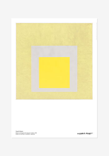 Poster, Josef Albers, Study for Homage to the Square. Evident, 1960