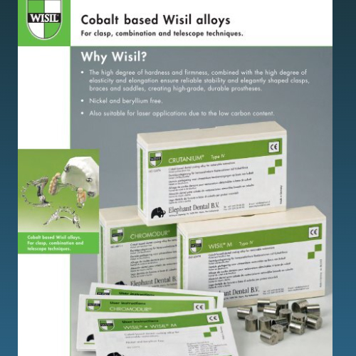Wisil M® CoCr ceramic alloy, 1000g