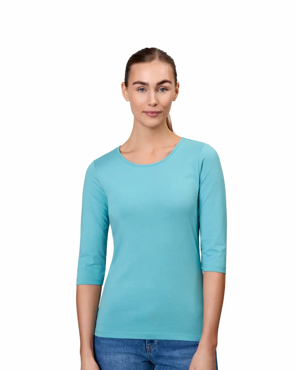 T-shirt 0597 stretch 3/4-arm DAM - flera färger  - 9