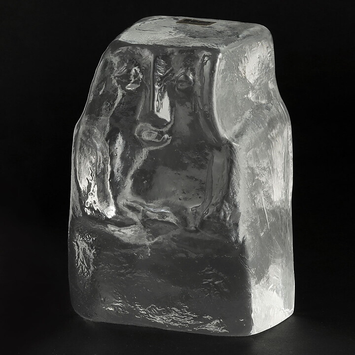エリック・ホグラン  クリアガラスの女    (11cm)  1950年代