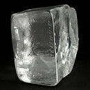 Erik Höglund (1960) Rough-Hewn Clear Glass Figure 11 cm