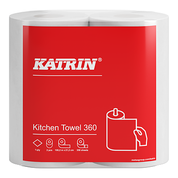 Katrin Hushållspapper 360 1-Lagers