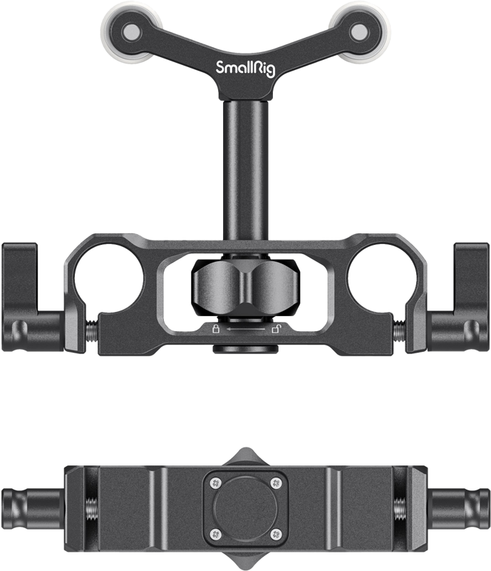 SMALLRIG 2727 Universal Lens Support LWS 15mm Rod Mount - 2