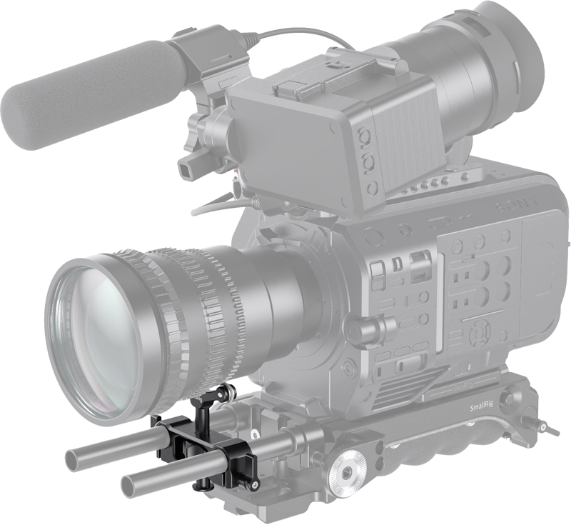 SMALLRIG 2727 Universal Lens Support LWS 15mm Rod Mount - 8