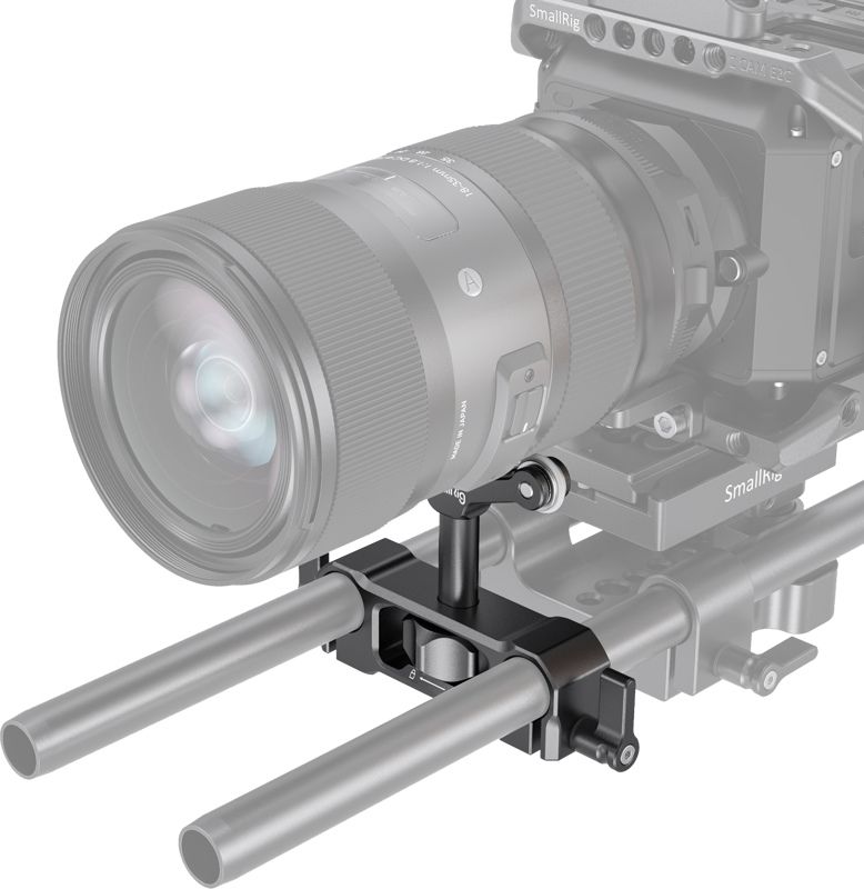 SMALLRIG 2727 Universal Lens Support LWS 15mm Rod Mount - 5