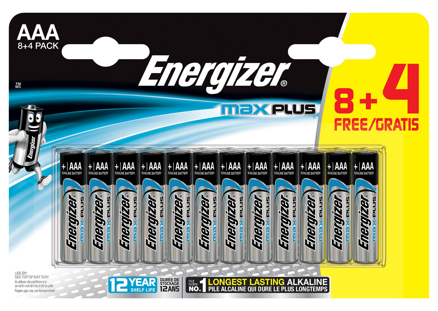 Batteri MP Alka AAA LR03 12p